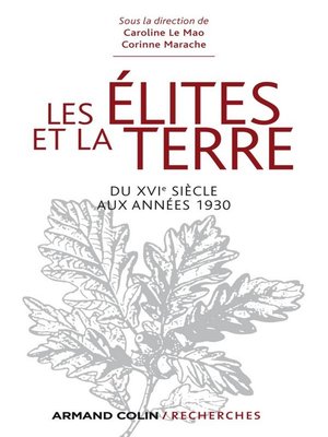 cover image of Les élites et la terre